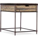 Commerce and Market St. Armand Rectangular End Table In Light Wood