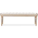 The appearance of St. Charles Bench In Dove Gray designed by Michael Amini in the transitional interior design. This dove gray piece of furniture was selected by 1StopBedrooms from St. Charles Collection to add a touch of cosiness and style into your home. Sku: 9088904-803. Material: Poplar Solid.