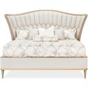 The appearance of St. Charles Queen Upholstered Bed In Dove Gray designed by Michael Amini in the transitional interior design. This dove gray piece of furniture was selected by 1StopBedrooms from St. Charles Collection to add a touch of cosiness and style into your home. Sku: 9088012-803;9088132-803;9000238-00. Bed Size: Queen. Material: Poplar Solid. Bed Type: Upholstered Bed.