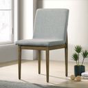 The appearance of St Gallen Side Chair Set of 2 In Natural Tone and Light Gray designed by Furniture of America in the transitional interior design. This natural and light grey piece of furniture was selected by 1StopBedrooms from St Gallen Collection to add a touch of cosiness and style into your home. Sku: CM3244NT-SC-2PK. Material: Wood.
