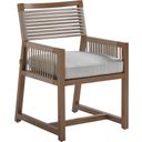 The appearance of St Tropez Arm Dining Chair 01-3925-13-41 designed by Tommy Bahama in the modern / contemporary interior design. This piece of furniture was selected by 1StopBedrooms from St Tropez Collection to add a touch of cosiness and style into your home. Sku: 3925-13-41. Material: Aluminum.
