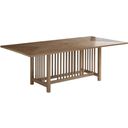 The appearance of St Tropez Rectangular Dining Table In Medium Brown designed by Tommy Bahama in the modern / contemporary interior design. This medium brown piece of furniture was selected by 1StopBedrooms from St Tropez Collection to add a touch of cosiness and style into your home. Sku: 3925-876C. Material: Aluminum. Table Top Shape: Rectangular. Size: 42" x 88".