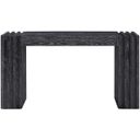 The appearance of Stanton Oak Veneer and Solid Wood Console Table In Black designed by Meridian in the modern / contemporary interior design. This black piece of furniture was selected by 1StopBedrooms from Stanton Collection to add a touch of cosiness and style into your home. Sku: 232Black-T. Material: Rubberwood.