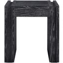 The appearance of Stanton Oak Veneer and Solid Wood End Table In Black designed by Meridian in the modern / contemporary interior design. This black piece of furniture was selected by 1StopBedrooms from Stanton Collection to add a touch of cosiness and style into your home. Sku: 232Black-E. Material: Rubberwood.