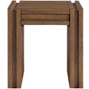 The appearance of Stanton Oak Veneer and Solid Wood End Table In Brown designed by Meridian in the modern / contemporary interior design. This brown piece of furniture was selected by 1StopBedrooms from Stanton Collection to add a touch of cosiness and style into your home. Sku: 232Brown-E. Material: Rubberwood.