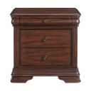 Stark 3-Drawer Nightstand with USB In Cherry
