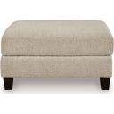The appearance of Steelwater Retreat Oversized Accent Ottoman In Latte designed by Signature Design by Ashley in the transitional interior design. This latte piece of furniture was selected by 1StopBedrooms from Steelwater Retreat Collection to add a touch of cosiness and style into your home. Sku: 6670408. Material: Fabric.
