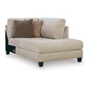 Steelwater Retreat RAF Corner Chaise In Latte