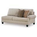 The appearance of Steelwater Retreat RAF Sofa In Latte designed by Signature Design by Ashley in the transitional interior design. This latte piece of furniture was selected by 1StopBedrooms from Steelwater Retreat Collection to add a touch of cosiness and style into your home. Sku: 6670467. Material: Fabric.