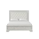 The appearance of Stella Mia Queen Upholstered Bed In Creamy White designed by Furniture of America in the traditional interior design. This creamy white piece of furniture was selected by 1StopBedrooms from Stella Mia Collection to add a touch of cosiness and style into your home. Sku: FM70000WH-Q-FB;FM70000WH-Q-HB-F;FM70000WH-R. Bed Size: Queen. Material: Pine Wood. Bed Type: Upholstered Bed.