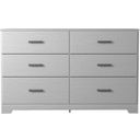 The appearance of Stelsie White Dresser designed by Signature Design by Ashley in the transitional interior design. This white piece of furniture was selected by 1StopBedrooms from Stelsie Collection to add a touch of cosiness and style into your home. Sku: B2588-31. Material: Wood.