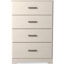 The appearance of Stelsie White Four Drawer Chest designed by Signature Design by Ashley in the transitional interior design. This white piece of furniture was selected by 1StopBedrooms from Stelsie Collection to add a touch of cosiness and style into your home. Sku: B2588-44. Material: Wood.