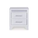The appearance of Stenluxe Nightstand In White designed by Signature Design by Ashley in the modern / contemporary interior design. This white piece of furniture was selected by 1StopBedrooms from Stenluxe Collection to add a touch of cosiness and style into your home. Sku: NCB392-92. Material: Wood.