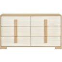 The appearance of Sterling Dresser In Cream designed by Homelegance in the modern / contemporary interior design. This cream piece of furniture was selected by 1StopBedrooms from Sterling Collection to add a touch of cosiness and style into your home. Sku: 2330-5. Material: Veneer.