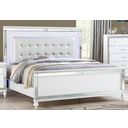 The appearance of Sterling Full Bed In White designed by Galaxy Home Furnishings in the modern / contemporary interior design. This white piece of furniture was selected by 1StopBedrooms from Sterling Collection to add a touch of cosiness and style into your home. Sku: 808857960030-1;808857960030-2;808857960030-3. Bed Type: Platform Bed. Material: Wood. Bed Size: Full.