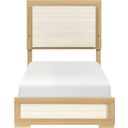 The appearance of Sterling Twin Panel Bed In Natural designed by Homelegance in the modern / contemporary interior design. This natural piece of furniture was selected by 1StopBedrooms from Sterling Collection to add a touch of cosiness and style into your home. Sku: 2330T-1;2330F-3. Bed Type: Panel Bed. Bed Size: Twin. Material: Paper Veneer.