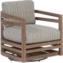 The appearance of Stillwater Cove Swivel Lounge Chair 01-3450-10SW-40 designed by Tommy Bahama in the modern / contemporary interior design. This beige/tan piece of furniture was selected by 1StopBedrooms from Stillwater Cove Collection to add a touch of cosiness and style into your home. Sku: 3450-10SW-40. Material: Fabric.