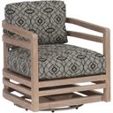 The appearance of Stillwater Cove Swivel Lounge Chair 01-3450-10SW-41 designed by Tommy Bahama in the modern / contemporary interior design. This black piece of furniture was selected by 1StopBedrooms from Stillwater Cove Collection to add a touch of cosiness and style into your home. Sku: 3450-10SW-41. Material: Fabric.