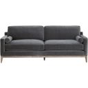 The appearance of Stitch and Hand Parker 86 Inch Post Modern Sofa In Dark Dove and Natural Gray designed by Essentials For Living in the transitional interior design. This dark dove/natural gray piece of furniture  was selected by 1StopBedrooms from Stitch & Hand Collection to add a touch of cosiness and style into your home. Sku: 6602-3.DDOV/NG. Material: Oak Wood.