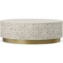The appearance of Stone Inlay Cocktail Table In Multicolor designed by Maitland-Smith in the modern / contemporary interior design. This multicolor piece of furniture was selected by 1StopBedrooms from Maitland Smith Collection to add a touch of cosiness and style into your home. Sku: 8374-33. Material: Stone.