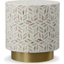 The appearance of Stone Inlay Side Table In Multicolor designed by Maitland-Smith in the modern / contemporary interior design. This multicolor piece of furniture was selected by 1StopBedrooms from Maitland Smith Collection to add a touch of cosiness and style into your home. Sku: 8374-32. Material: Stone.