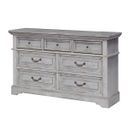The appearance of Stonebrook Antique Gray Dresser designed by American Woodcrafters in the traditional interior design. This antique grey piece of furniture was selected by 1StopBedrooms from Stonebrook Collection to add a touch of cosiness and style into your home. Sku: 7820-270. Material: Wood.