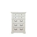 The appearance of Stonebrook Drawer Chest (Antique White) designed by American Woodcrafters in the transitional interior design. This antique white piece of furniture  was selected by 1StopBedrooms from Stonebrook Collection to add a touch of cosiness and style into your home. Sku: 7810-150. Material: Wood.