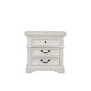 The appearance of Stonebrook Nightstand (Antique White) designed by American Woodcrafters in the transitional interior design. This antique white piece of furniture  was selected by 1StopBedrooms from Stonebrook Collection to add a touch of cosiness and style into your home. Sku: 7810-430. Material: Wood.