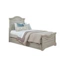 Stonebrook Twin Panel Bed with Trundle In Antique Gray