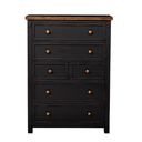 The appearance of Stormy Ridge Chickory And Black Chest designed by A-America in the transitional interior design. This brown and gray piece of furniture  was selected by 1StopBedrooms from Stormy Ridge Collection to add a touch of cosiness and style into your home. Sku: STOBL5600. Material: Rubberwood.