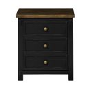 The appearance of Stormy Ridge Chickory And Black Nightstand designed by A-America in the transitional interior design. This brown and gray piece of furniture  was selected by 1StopBedrooms from Stormy Ridge Collection to add a touch of cosiness and style into your home. Sku: STOBL5750. Material: Rubberwood.