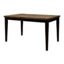 The appearance of Stormy Ridge Dinette Table In Chickory Black designed by A-America in the transitional interior design. This black piece of furniture  was selected by 1StopBedrooms from Stormy Ridge Collection to add a touch of cosiness and style into your home. Sku: STOBL601B;STOBL601T. Table Top Shape: Square. Material: Rubberwood. Size: 36".