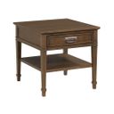 The appearance of Structures Rectangular End Table In Sable designed by Hammary in the modern / contemporary interior design. This sable piece of furniture  was selected by 1StopBedrooms from Structures Collection to add a touch of cosiness and style into your home. Sku: 267-915S. Material: Birch Veneer.