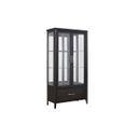 Studio 24 Curio Cabinet with LED Lighting in Java Bean