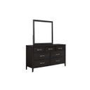 The appearance of Studio 24 Dresser in Java Bean designed by FD Home in the transitional interior design. This java bean piece of furniture  was selected by 1StopBedrooms from Studio 24 Collection to add a touch of cosiness and style into your home. Sku: 7324-05. Material: Poplar Solid.