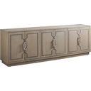 The appearance of Studio Designs Grove Park Long Media Console In Gray designed by Sligh in the modern / contemporary interior design. This gray piece of furniture  was selected by 1StopBedrooms from Studio Designs Collection to add a touch of cosiness and style into your home. Sku: 100SD-661. Material: Wood.