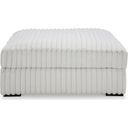 The appearance of Stupendous Oversized Accent Ottoman In Alloy designed by Signature Design by Ashley in the modern / contemporary interior design. This alloy piece of furniture was selected by 1StopBedrooms from Stupendous Collection to add a touch of cosiness and style into your home. Sku: 2590308. Material: Polyester.