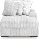 The appearance of Stupendous Right-Arm Facing Corner Chaise In Alloy designed by Signature Design by Ashley in the modern / contemporary interior design. This alloy piece of furniture was selected by 1StopBedrooms from Stupendous Collection to add a touch of cosiness and style into your home. Sku: 2590317.
