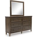The appearance of Sturlayne Bedroom Mirror In Brown designed by Signature Design by Ashley in the traditional interior design. This brown piece of furniture  was selected by 1StopBedrooms from Sturlayne Collection to add a touch of cosiness and style into your home. Sku: B787-36. Material: Glass.