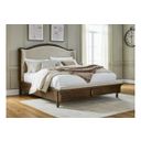 The appearance of Sturlayne Queen Upholstered Panel Bed In Brown designed by Signature Design by Ashley in the traditional interior design. This brown piece of furniture  was selected by 1StopBedrooms from Sturlayne Collection to add a touch of cosiness and style into your home. Sku: B787-54;B787-57;B787-97. Bed Type: Panel Bed. Material: Fabric. Bed Size: Queen.