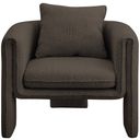 The appearance of Stylus Boucle Fabric Accent Chair In Brown designed by Meridian in the modern / contemporary interior design. This brown piece of furniture was selected by 1StopBedrooms from Stylus Collection to add a touch of cosiness and style into your home. Sku: 425Brown. Material: Boucle.