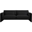 The appearance of Stylus Boucle Fabric Sofa In Black designed by Meridian in the modern / contemporary interior design. This black piece of furniture was selected by 1StopBedrooms from Stylus Collection to add a touch of cosiness and style into your home. Sku: 198Black-S. Material: Boucle.