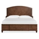 Sugar Mill Queen Panel Bed In Spiced Rum