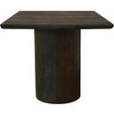 Sullivan 24 Inch Solid Wood Square Top End Table In Dark Brown