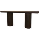 Sullivan 72 Inch Solid Wood Console Table In Dark Brown