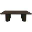Sullivan Solid Wood Rectangular Coffee Table In Dark Brown