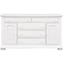 The appearance of Summer House 5 Drawer Dresser In Oyster White designed by Liberty in the modern / contemporary interior design. This oyster white piece of furniture was selected by 1StopBedrooms from Summer House Collection to add a touch of cosiness and style into your home. Sku: 607-BR32. Material: Wood.