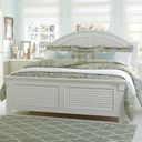 Summer House King Panel Bed In Oyster White