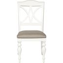 The appearance of Summer House Slat Back Side Chair set of 2 In Oyster White designed by Liberty in the country / farmhouse interior design. This oyster white piece of furniture was selected by 1StopBedrooms from Summer House Collection to add a touch of cosiness and style into your home. Sku: 607-C9001S. Material: Wood.
