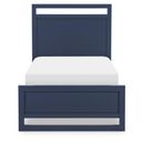 Summerland Complete Twin Panel Bed In Inkwell Blue